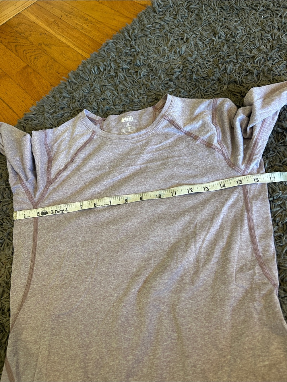 REI Long Sleeve Performance Crew - Lavender Heather Size Small - Picture 5 of 8